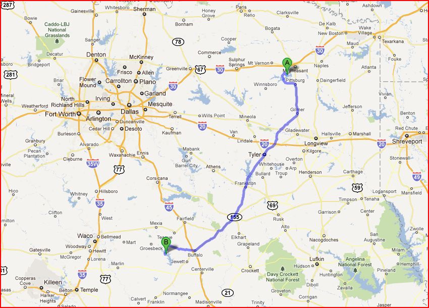 Travel with Kevin and Ruth Lake Limestone, near Groesbeck, Texas