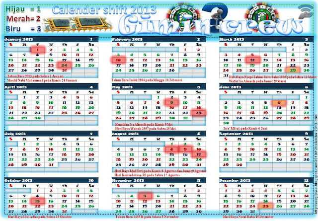 Soegi Jawa Kalender 2013