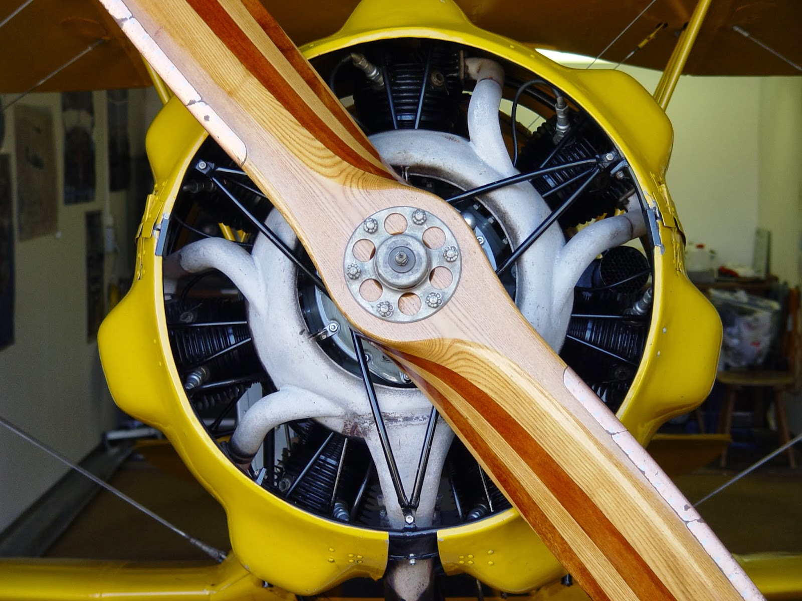 Jungmeister by Bill LeBrun in Winnipeg Karl Pfister's engine mount