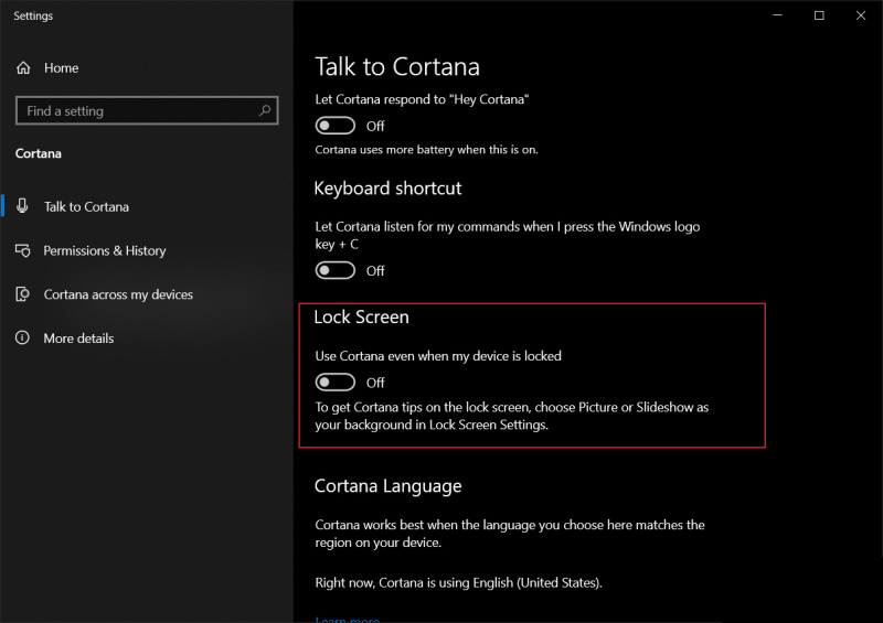 Cara Mematikan Cortana di Windows 10