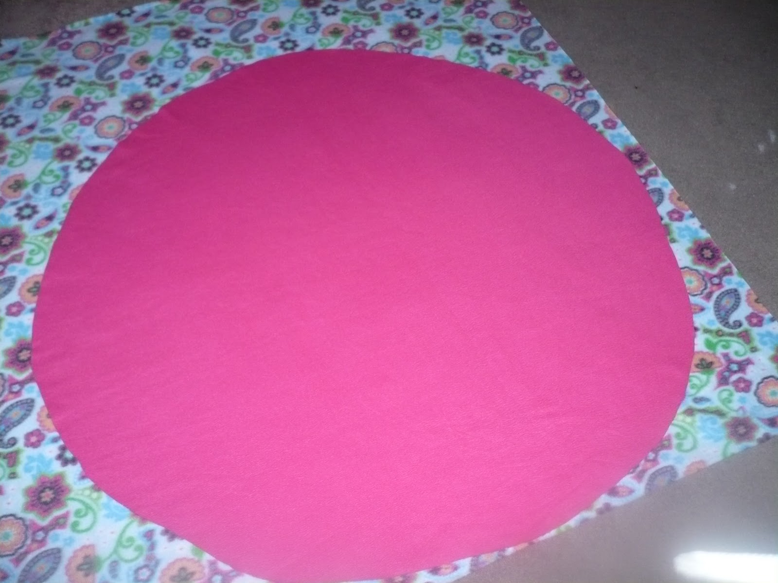 Crafty Mommy At Home NoSew Two Layer Fleece Poncho