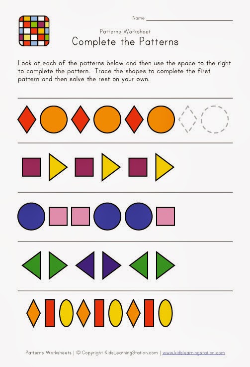 pattern-recognition-worksheets