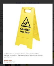 English Genres: Contoh Caution (4)