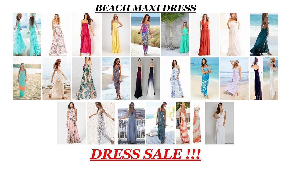 In Sale Or On Sale - Beach Maxi Dress