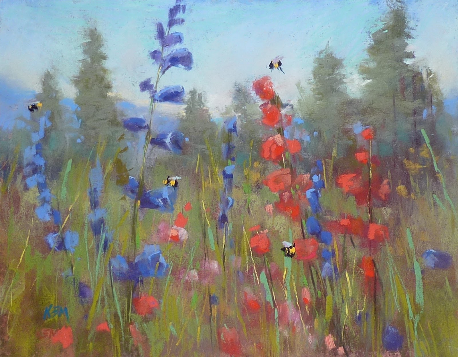 Painting My World What Can you Paint with a Starter Set? Trying Unison Pastels