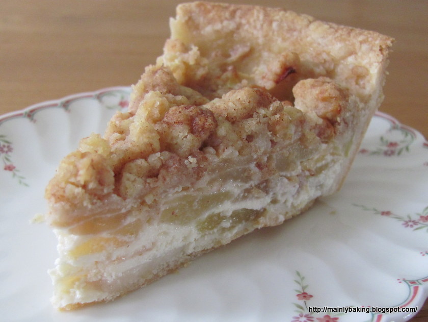 Mainly Baking Sour Cream Apple Pie with Streusel Topping