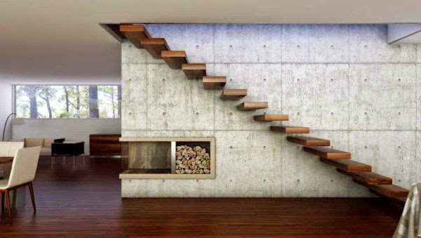 Cool floating staircase ideas!