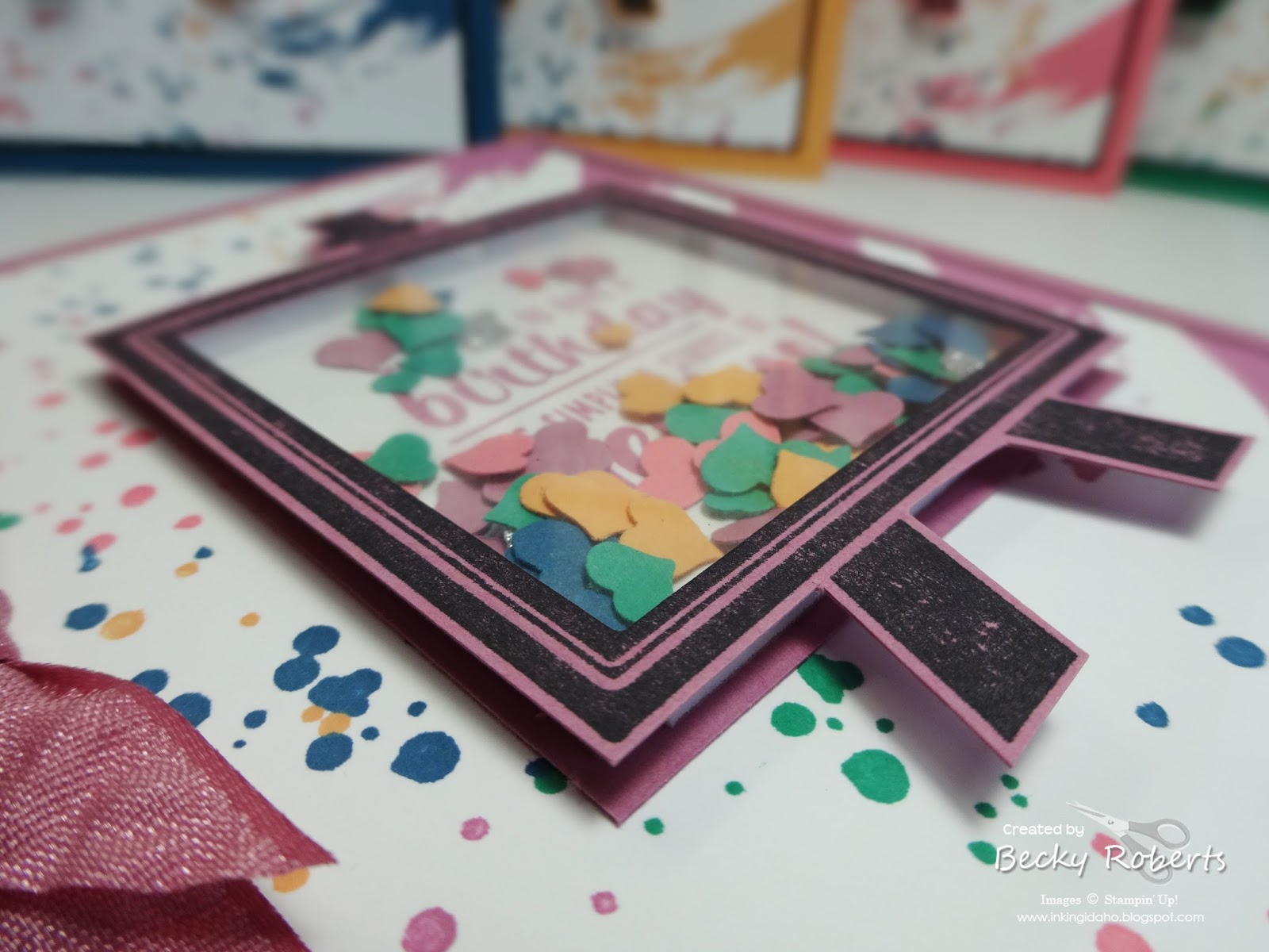 Inking Idaho Painter's Palette with In Colors