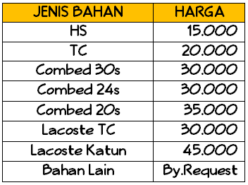 Harga Kaos Polos Lengan Pendek konveksi, grosir, kaos polos, jaket, kemeja, seragam, pdh, pdl, almamater, setelan, sablon, bordir, topi, tas, murah, malang, kepanjen, batu, indonesia