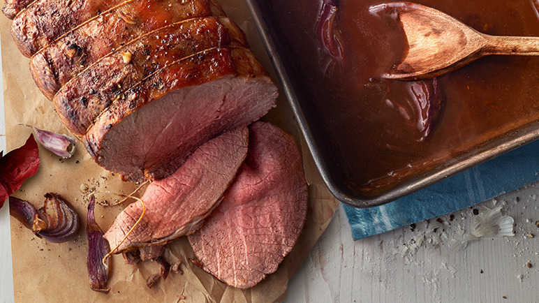 Roast Beef Such A Very Traditional Meat, Some Tips  Roastbeefwithbalsamicgravy