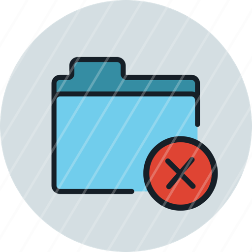 delete, files, folder, remove, storage, icon delete, files, folder, remove, storage, icon