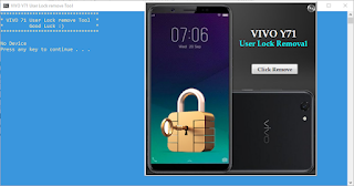 VIVO Y71 User Lock Removal Tool 2018 Free Download