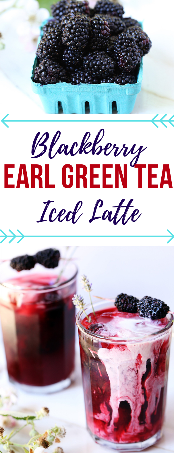 BLACKBERRY INFUSED EARL GREY ICED TEA #drink #summertable BLACKBERRY INFUSED EARL GREY ICED TEA #drink #summertable