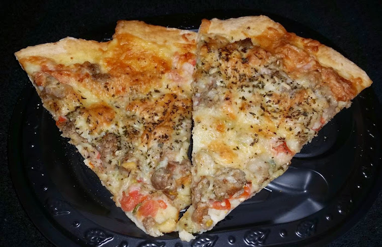 Sauceless Pizza