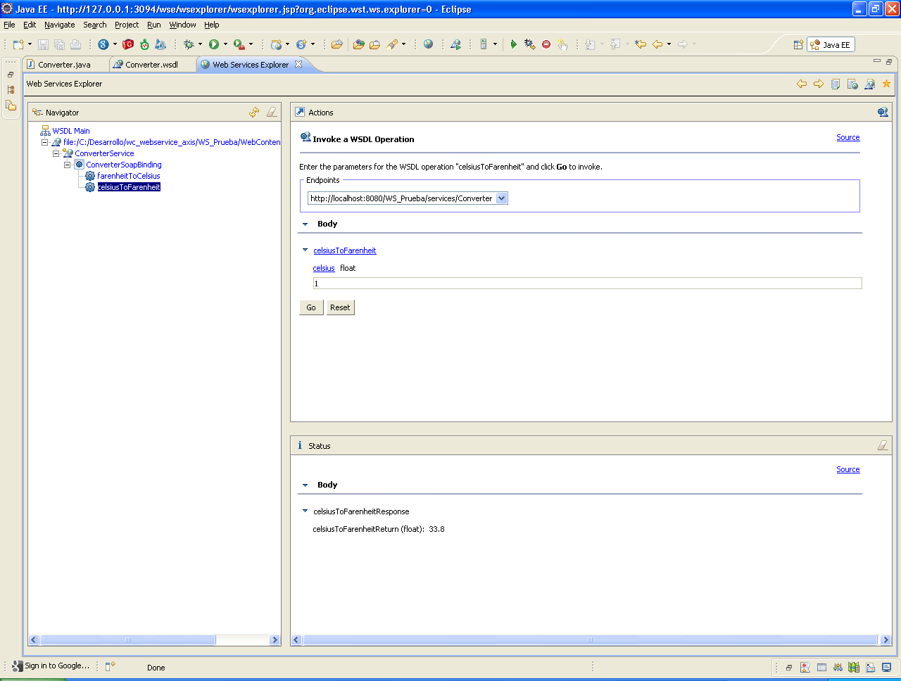 Java Frameworks & APIs: Web Services - Apache AXIS - Tutorial I