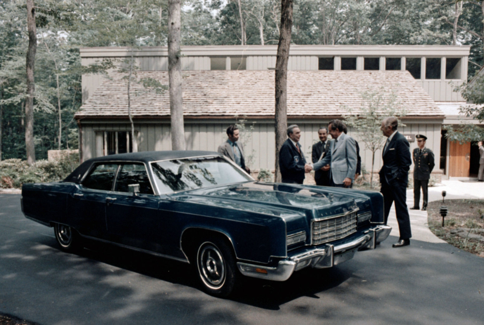 About Camp David President Nixon at Camp David