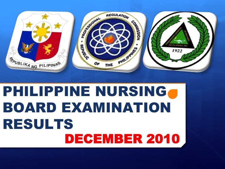 Nursing board exam philippines 2011 PRC Board Exam Results Philippines
