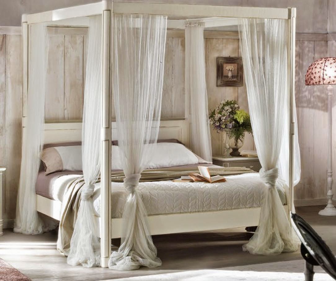 Tenda A Baldacchino Principessa - Zanzariera 360° Pieghevole In Pizzo, Bianco, Per Letti Singoli E Matrimoniali - Foto 8