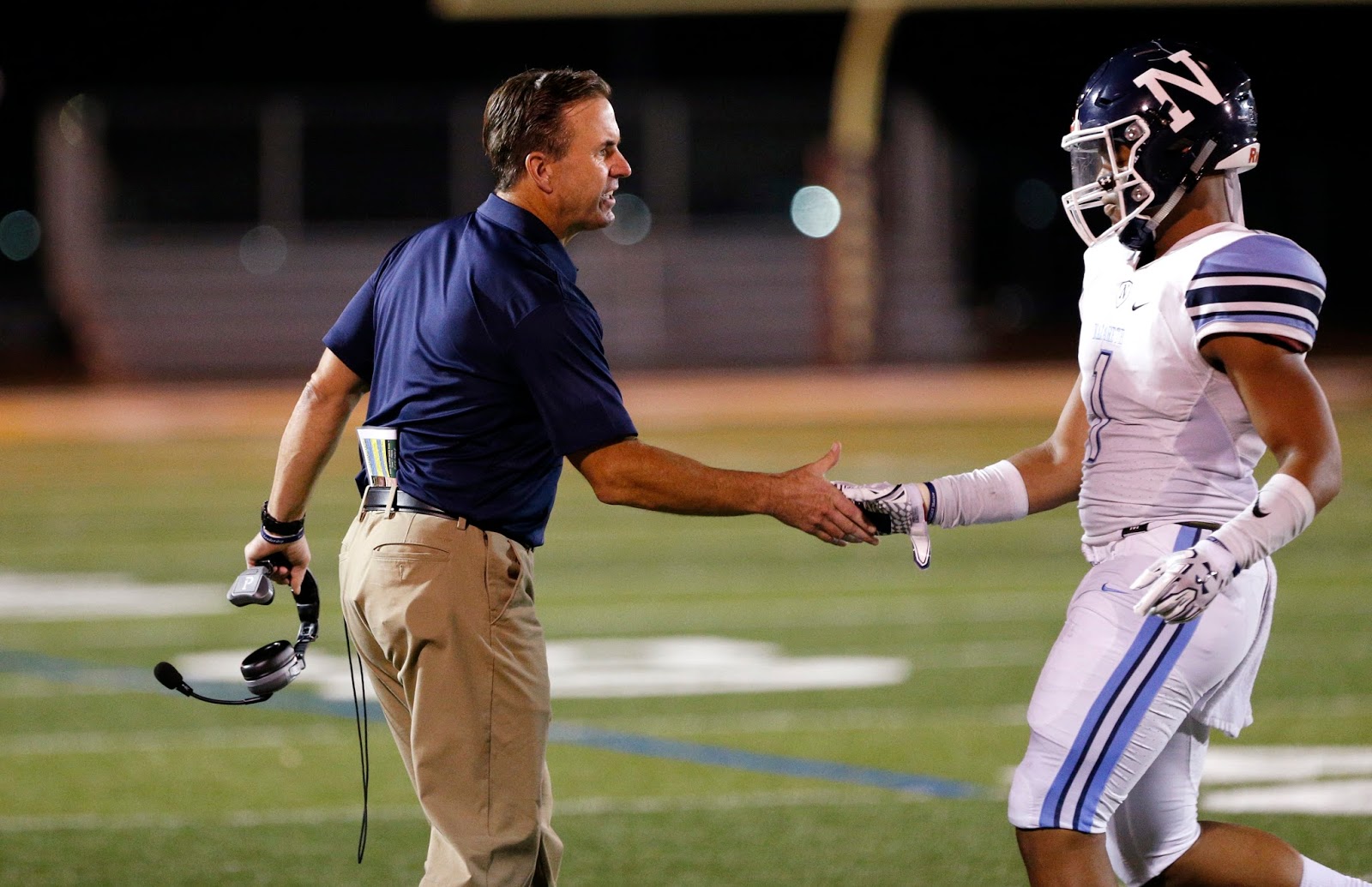Mark Kodiak Ukena: IHSA Varsity Football: Nazareth Academy vs Carmel ...