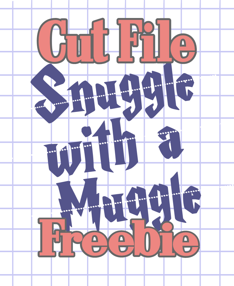 The Scrapoholic Cut File Freebie 2018 Snuggle With A Muggle