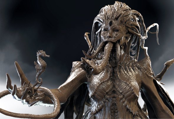 Fantasia, terror e ficção científica nas ilustrações e modelos 3D de James Suret James Suret artstation deviantart arte ilustrações modelos 3D terror fantasia ficção monstros criaturas sombrias