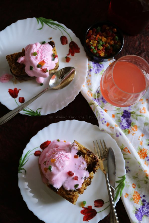 Chocolate Banana Bread Pudding Recipe how to make Chocolate Banana Bread Pudding