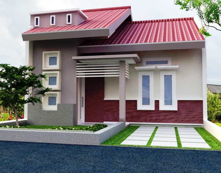 Desain Rumah Minimalis Sederhana 1 Lantai Modern Type 45 Desain Rumah Minimalis Sederhana 1 Lantai Modern Type 45