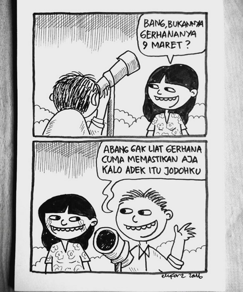 Gambar2 Lucu Meme Gerhana Matahari Total 9 Maret 2016 - Gambar Lucu Terbaru