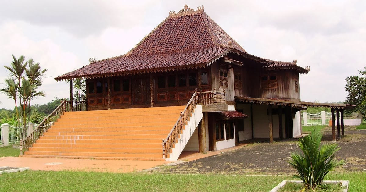 21+ Sketsa Rumah Adat Palembang Limas Gif