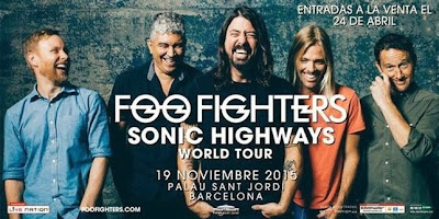 ZEPPELIN ROCK: Foo Fighters - Tour por Europa 2015: Se pasarán por Barcelona