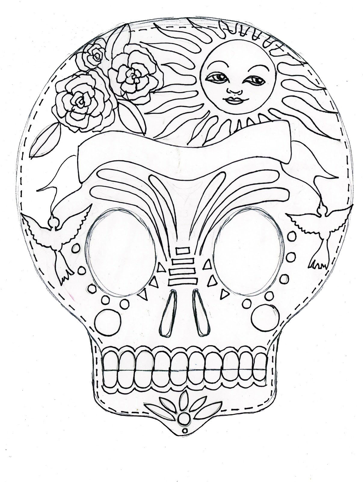 calacas coloring pages - photo #1