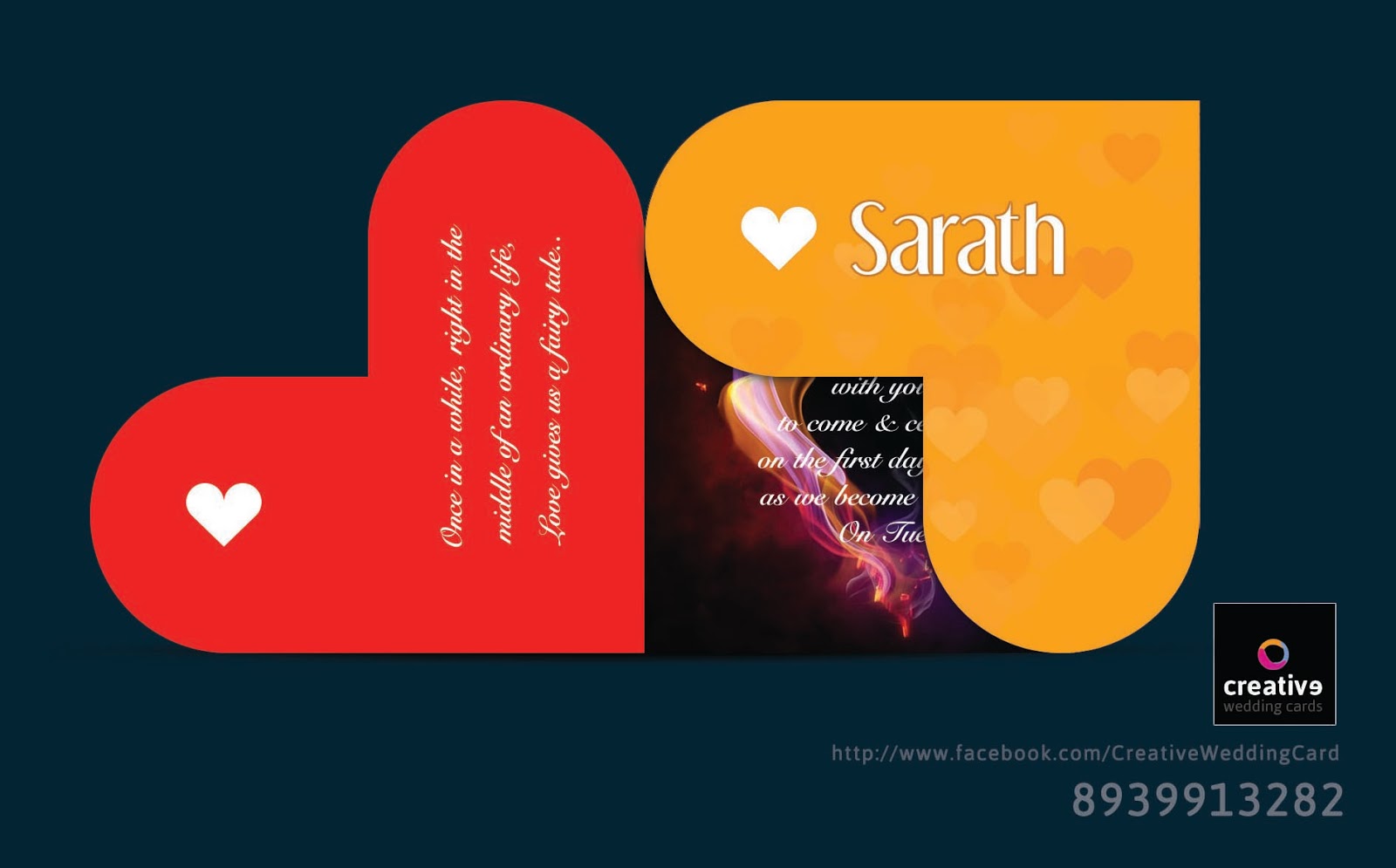 Chrompet Wedding Card