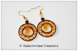 kalanirmitee:quilling-quilled earrings-jewellery