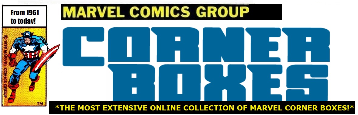 Marvel Corner Boxes