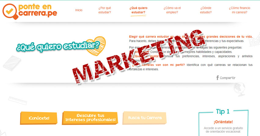 CARRERA DE MARKETING: Conoce el ingreso promedio de los profesionales, según portal - www.ponteencarrera.pe CARRERA DE MARKETING: Conoce el ingreso promedio de los profesionales, según portal - www.ponteencarrera.pe