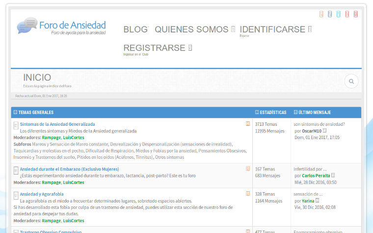 Foro de ansiedad Foro de ansiedad