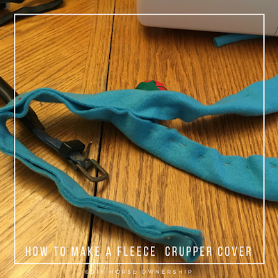 DIY: How to Make a Fleece Crupper Cover 