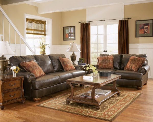 Rustic living room decor