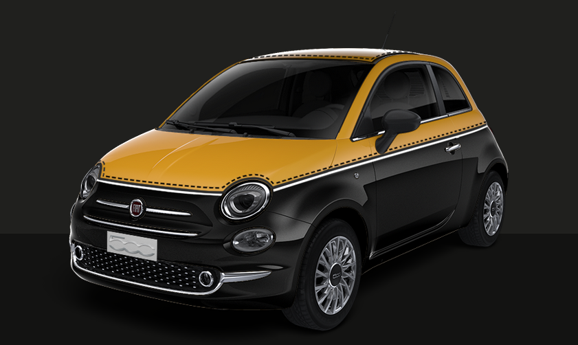 Fiat 500 Restylée (2015 à 2024) Couleurs et code peinture