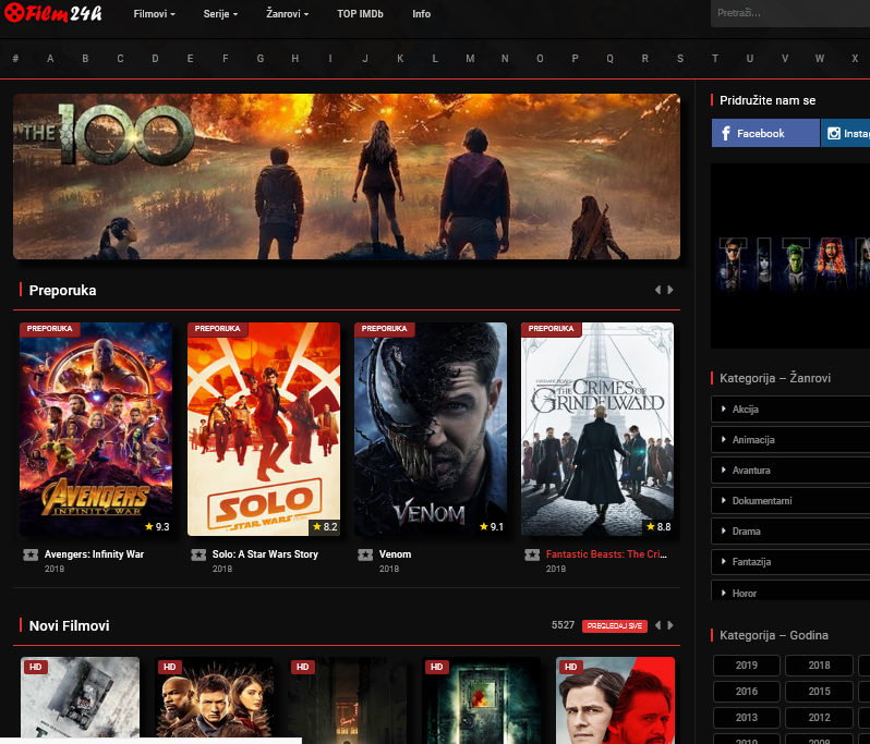 Besplatni filmovi za gledanje online