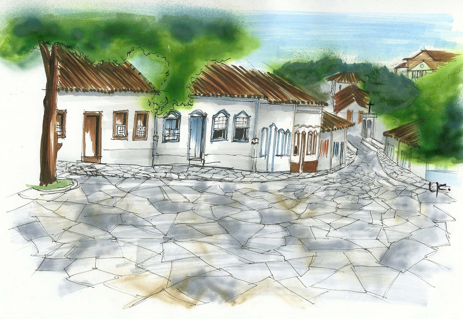 urban sketchers brasil diário gráfico de goiânia go goiás velho go