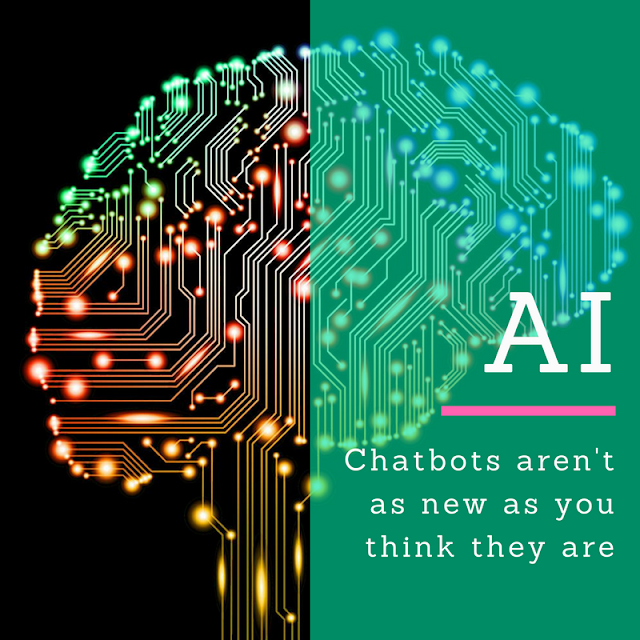 Chatbots? New? You haven't met ELIZA