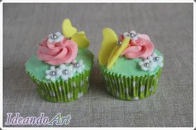 Cupcakes mariposa