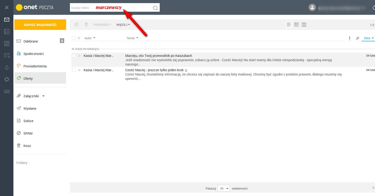 Zapisujesz się na maile, a one nie docierają? Jak znaleźć maile od nas.
