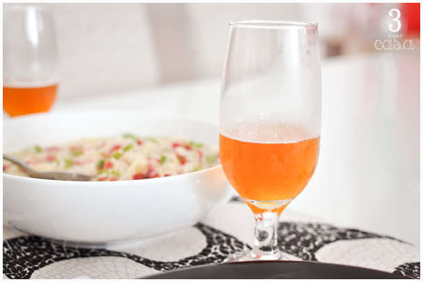 risoto aspargo e copa almoço