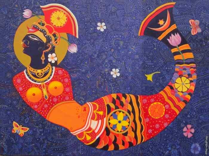 Индийский художник. Bhaskar Lahiri Индийский художник. Bhaskar Lahiri