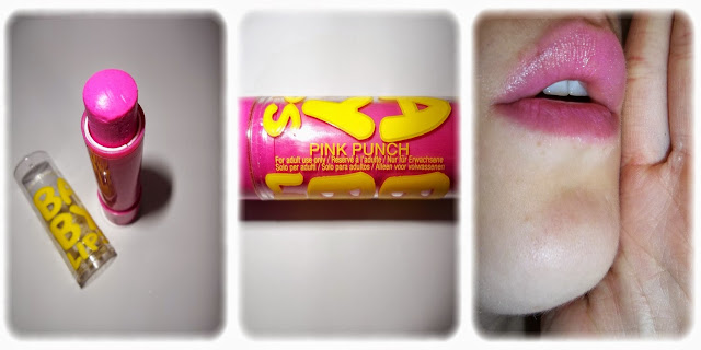 Swatch Baume à Lèvres Teinté Baby Lips - Gemey Maybelline - Teinte Pink Punch