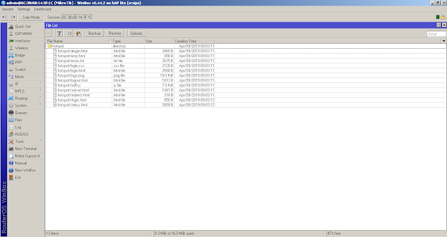 Ganti Template MikroTik