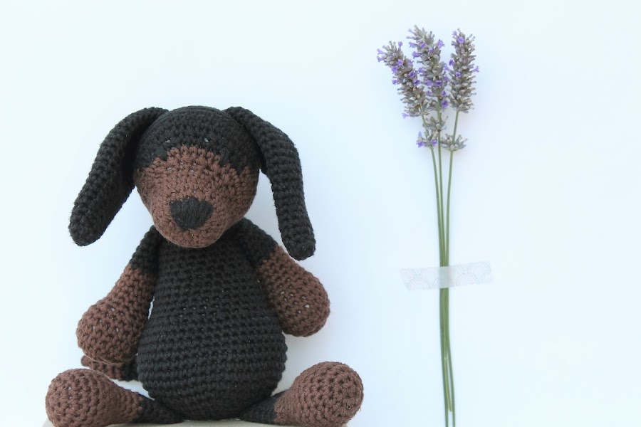 dachshund; teckel; amigurumi; dog; crochet; toft; edwards menagerie