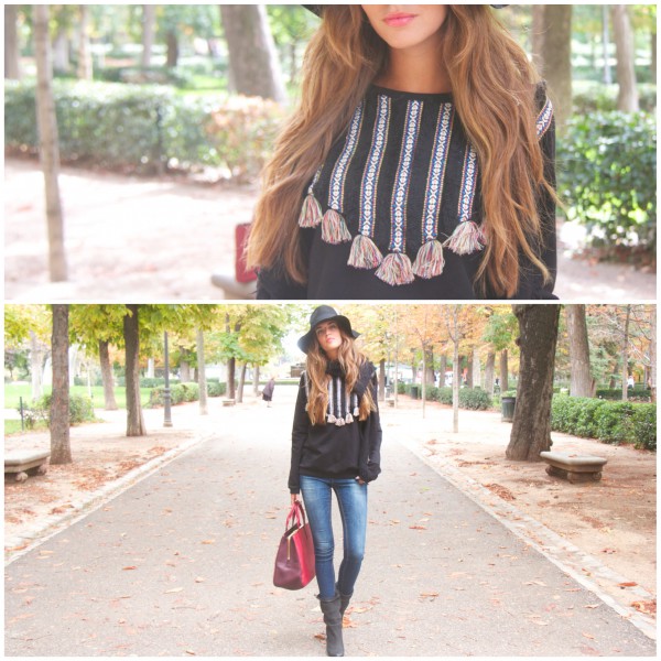 DIY Customizar tendencia azteca una camiseta. Blog de moda, costura y diy.
